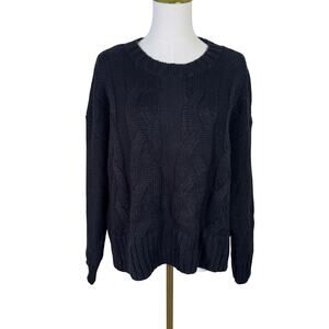 Calvin Klein Jeans Cable Knit Crewneck Sweater US Women's M